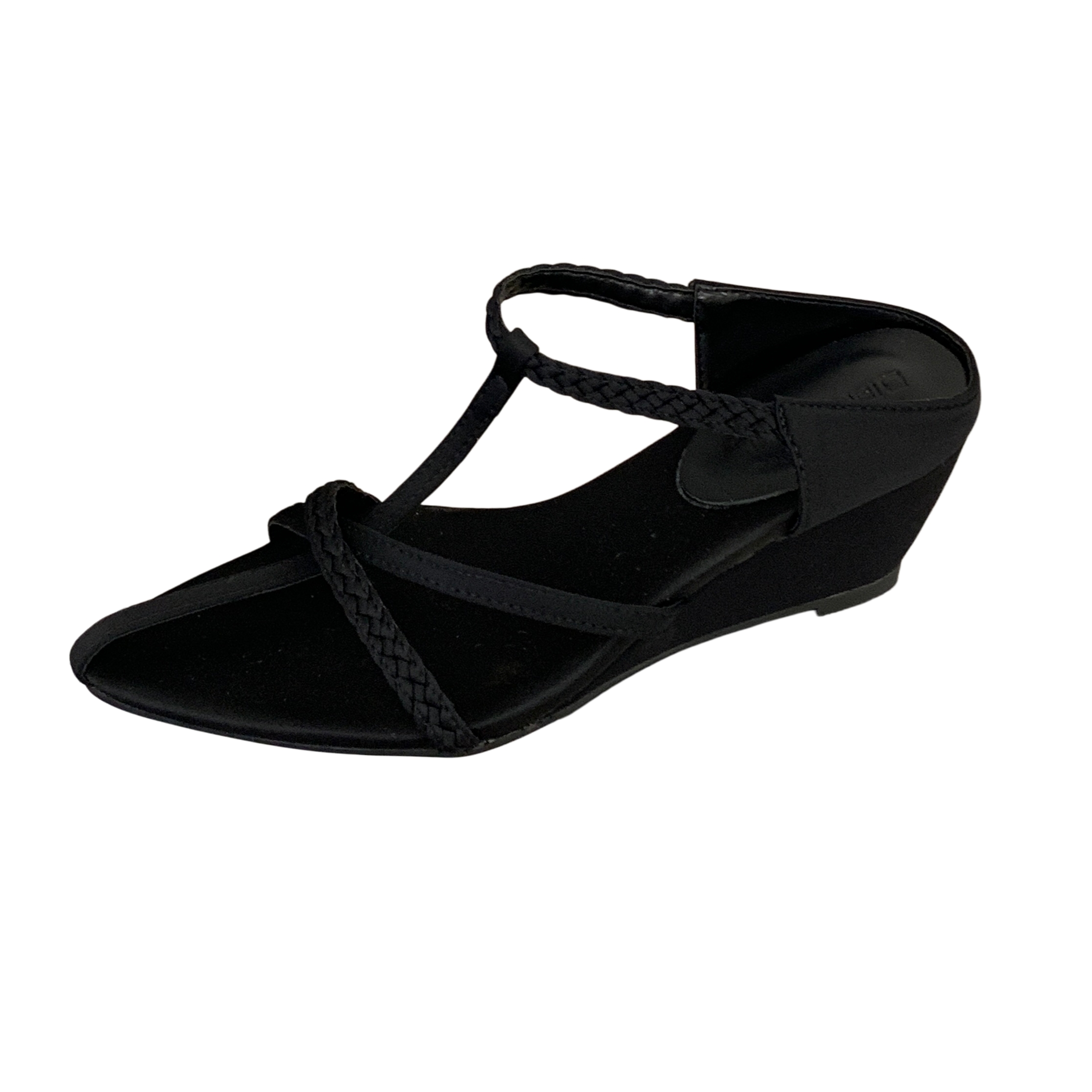 Niche Design Woven Pointed Toe Wedge Slippers for Women 2026 New Summer Light Mature Fashion Trendy Slippers - Image 5